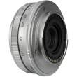 Obiektyw Voigtlander Color Skopar 18 mm f/2.8 do Fujifilm X srebrny Boki