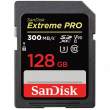 Karta pamięci Sandisk SDXC 128 GB EXTREME PRO 300MB/s C10 UHS-II V90 OUTLET Przód