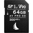 Karta pamięci AngelBird AV PRO SDXC 64GB MK2 V90 Przód