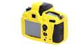 Zbroja EasyCover osłona gumowa dla Nikon D600/D610 żółta Boki