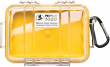  Torby, plecaki, walizki kufry i skrzynie Peli ™1020 mikro skrzynia / żółta-przeźroczysta Przód