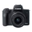 Aparat UŻYWANY Canon EOS M50  + ob. EF-M 15-45 mm czarny s.n. 853038000934/76320800424 Przód