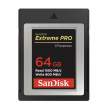 Karta pamięci Sandisk CFexpress TYP B Extreme Pro 64GB 1500 MB/s Przód