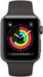  zegarki inteligentne Apple Watch Series 3 GPS, 38mm, gwiezdna szarość z szarym sportowym paskiem Tył