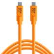  Kable USB do aparatów Tethertools TetherPro USB-C - USB-C 3m pomarańczowy (CUC10-ORG) Przód