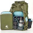 Plecak Shimoda Action X50 v2 Starter Kit (Med DSLR CU) zielony Tył