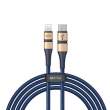  kable i adaptery Baseus Kabel USB-C do Lightning  BMX Double-deck, MFi, Power Delivery, 18W, 1,8m (niebiesko-złoty) Przód