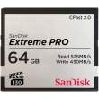 Karta pamięci Sandisk CFAST 2.0 Extreme Pro 64GB 525MB/s Przód