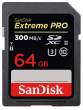 Karta pamięci Sandisk SDXC 64 GB EXTREME PRO 300MB/s C10 UHS-II - Outlet Przód