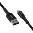  kable i adaptery Aukey CB-AKL1 ultraszybki kabel Lightning | Kevlarowy | MFI | 1.2m Tył