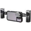 Fotografia i filmowanie smartfonem zestawy do foto-video Smallrig Zestaw do vlogowania Mobile Video Kit Dual Handheld dla iPhone 14 Pro Max Tył