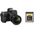 Aparat cyfrowy Nikon Z6 + ob. 24-70 mm + adapter + karta Nikon XQD 64GB Przód