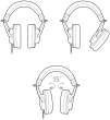  Słuchawki Przewodowe Audio Technica ATH-M20X Boki