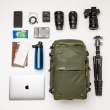 Plecak Shimoda Explore v2 25 Starter Kit (w/ SML M/less CU) zielony Boki