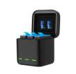  akumulatory i ładowarki Telesin Ładowarka trójkanałowa box dla GoPro Hero 9 / Hero 10 + 3 baterie GPBNC902