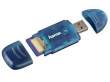 Czytnik Hama USB 2.0 Cardreader 6w1 niebieski Tył