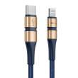  kable i adaptery Baseus Kabel USB-C do Lightning  BMX Double-deck, MFi, Power Delivery, 18W, 1,8m (niebiesko-złoty) Góra