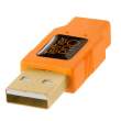  Kable USB do aparatów Tethertools KABEL USB 2.0 - Mini-B 8-Pin 4.6m pomarańczowy (CU8015-ORG) Tył