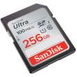 Karta pamięci Sandisk SDXC 256 GB ULTRA 100 MB/s C10 UHS-I Tył
