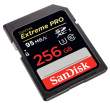 Karta pamięci Sandisk SDXC 256 GB EXTREME PRO 95MB/s C10 V30 UHS-I U3 Góra