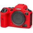 Zbroja EasyCover osłona gumowa dla Canon EOS R5 / R6 / R6 MKII czerwona