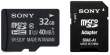 Karta pamięci Sony Performance microSDHC 32GB UHS-I CL10 U1 40 mb/s + adapter Przód