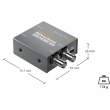 Transmisja Video konwertery sygnału Blackmagic Micro Converter BiDirectional SDI/HDMI 12G (bez zasilacza) Tył