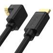  Kable HDMI Unitek kabel kątowy HDMI 2.0 90 stopni 4K 2 m Tył