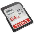 Karta pamięci Sandisk SDXC Ultra 64GB 140MB/s V30 UHS-I U3 Tył