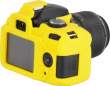Zbroja EasyCover osłona gumowa dla Nikon D3200 żółta Góra