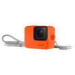  obudowy i kapsuły GoPro silikonowa obudowa pomarańczowa Sleeve + Lanyard do HERO 8 Black Przód