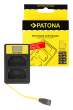 Ładowarka Patona USB  Smart Dual LCD do Canon LP-E6 Przód