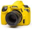 Zbroja EasyCover Osłona gumowa dla Nikon D780 żółta Góra