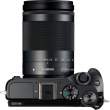 Aparat cyfrowy Canon EOS M6 + ob. 18-150 IS STM czarny Tył
