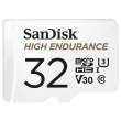 Karta pamięci Sandisk microSDHC 32GB High Endurance do rejestratorów i monitoringu + Adapter kart SD Przód
