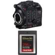 Kamera cyfrowa Canon EOS C500 Mark II + Karta Sandisk CFexpress 256GB 1700/1200 MB/s. ZAPYTAJ O CENĘ! Przód