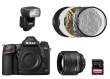 Lustrzanka Nikon D780 + ob.85mm f/1.8G + lampa SB-700 + karta 64GB + blenda - zestaw do fotografii portretowej Przód