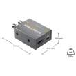  Transmisja Video konwertery sygnału Blackmagic Micro Converter BiDirectional HDMI/SFI 12G wPSU (z zasilaczem) Tył
