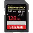 Karta pamięci Sandisk SDXC 128 GB EXTREME PRO 300MB/s C10 UHS-II V90 Przód