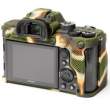 Zbroja EasyCover Osłona gumowa dla Sony A7 R4 / A9 II camouflage Boki