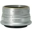 Obiektyw 7Artisans 25 mm f/1.8 M43 Panasonic Olympus srebrny Tył