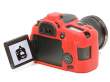 Zbroja EasyCover osłona gumowa dla Canon 70D czerwonaPrzód
