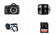 Lustrzanka Canon EOS 7D Mark II  - (średnio-zaawansowany zestaw stomatologiczny) Przód