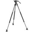 Statyw Manfrotto Zestaw 635 Carbon Fast Single + głowica 608 (MVK608SNGFC) Przód