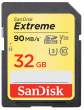 Karta pamięci Sandisk SDHC 32 GB EXTREME 90MB/s Video Speed Class V30 U3 UHS-I Przód