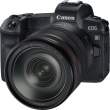 Aparat cyfrowy Canon EOS R + ob. RF 24-105 F4.0 L IS USM + adapter EF-EOS R Przód