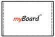  tablice interaktywne myBoard Tablica interaktywna dotykowa Black 90 Nano Panorama Przód