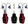  Audio słuchawki i kable do słuchawek Kimafun bezprzewodowy system odsłuchowy KM-G150-3 T1 R2 Przód