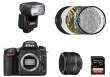 Lustrzanka Nikon D750 + ob.50mm f/1.4G + lampa SB-700 + karta 64GB + blenda -zestaw do fotografii portretowej Przód