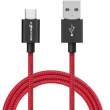  kable i adaptery BlitzWolf Kabel USB C BW-TC3 2,5m czerwony Przód